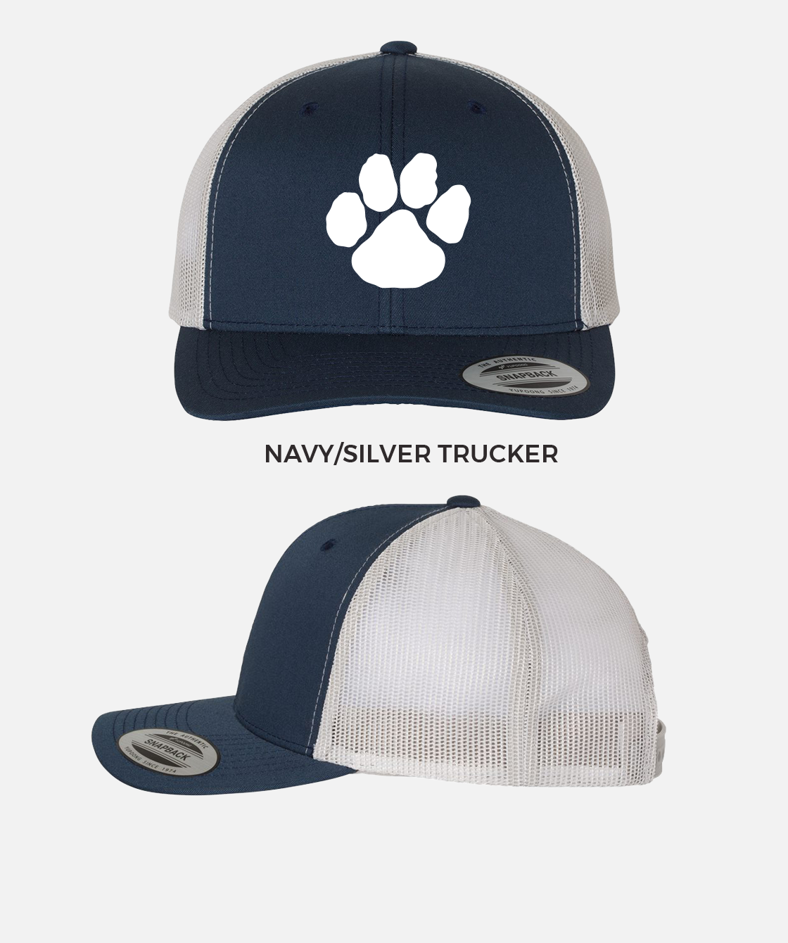 Lacey Embroidered Trucker Hat